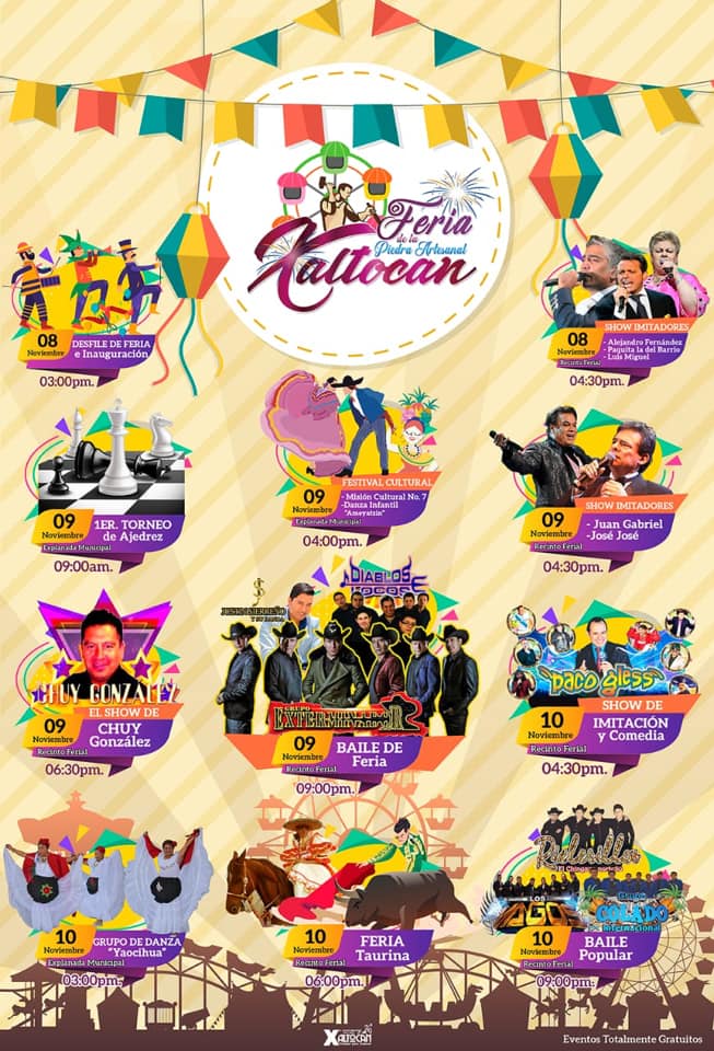 Programa: Feria de la Piedra Artesanal Xaltocan 2019